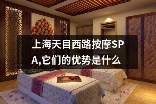 上海天目西路按摩SPA,它们的优势是什么