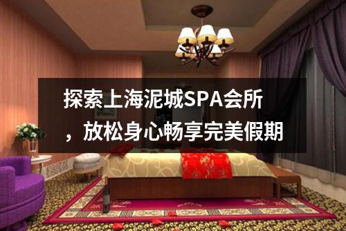 探索上海泥城SPA会所，放松身心畅享完美假期
