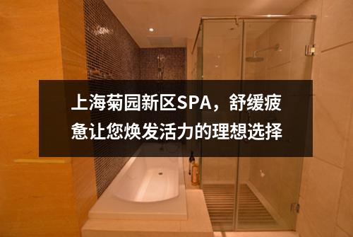 上海菊园新区SPA，舒缓疲惫让您焕发活力的理想选择