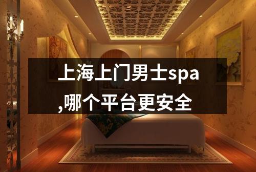 上海上门男士spa,哪个平台更安全