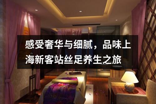感受奢华与细腻，品味上海新客站丝足养生之旅