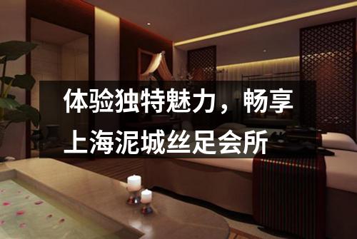 体验独特魅力，畅享上海泥城丝足会所
