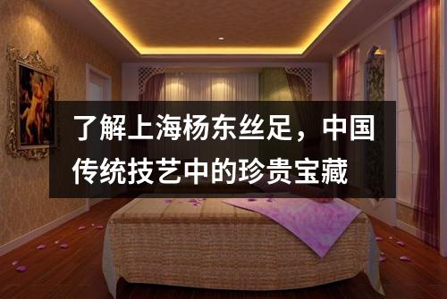 了解上海杨东丝足，中国传统技艺中的珍贵宝藏