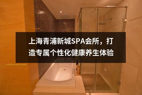 上海青浦新城SPA会所，打造专属个性化健康养生体验
