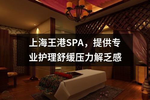 上海王港SPA，提供专业护理舒缓压力解乏感
