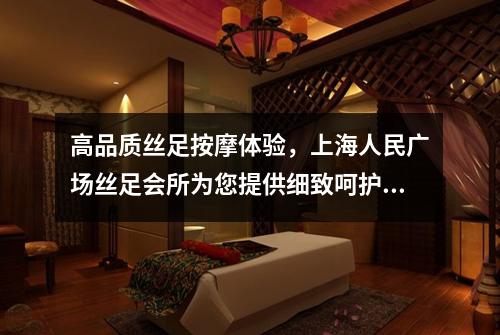 高品质丝足按摩体验，上海人民广场丝足会所为您提供细致呵护的专业服务