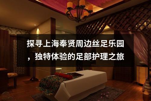 探寻上海奉贤周边丝足乐园，独特体验的足部护理之旅