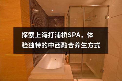 探索上海打浦桥SPA，体验独特的中西融合养生方式