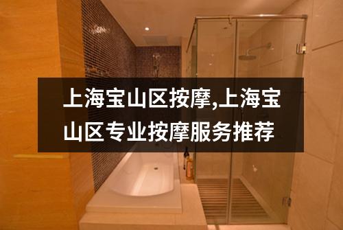 上海宝山区按摩,上海宝山区专业按摩服务推荐