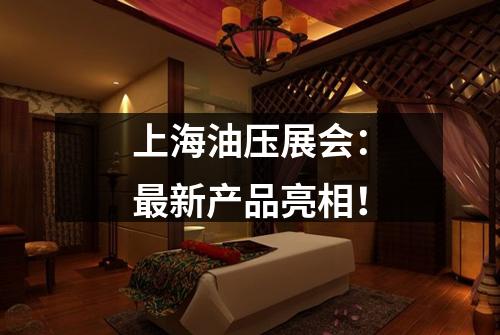 上海油压展会：最新产品亮相！