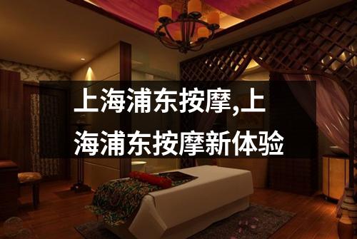 上海浦东按摩,上海浦东按摩新体验