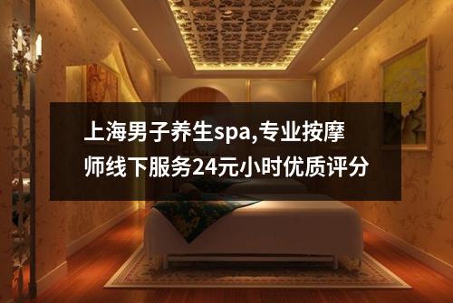 上海男子养生spa,专业按摩师线下服务24元小时优质评分