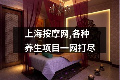 上海按摩网,各种养生项目一网打尽