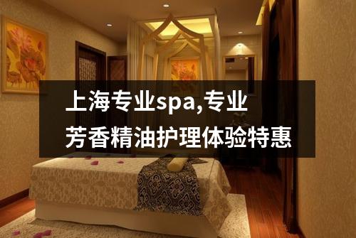 上海专业spa,专业芳香精油护理体验特惠