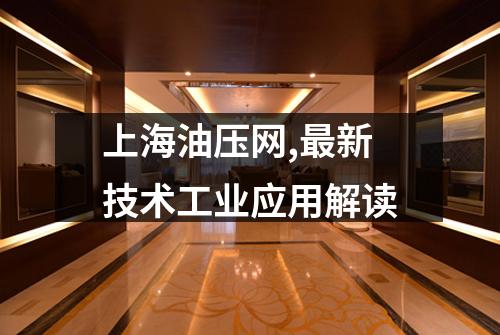 上海油压网,最新技术工业应用解读