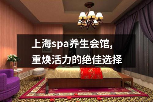 上海spa养生会馆,重焕活力的绝佳选择