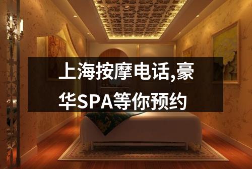 上海按摩电话,豪华SPA等你预约