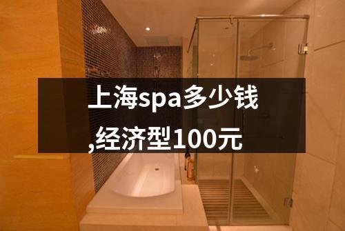 上海spa多少钱,经济型100元