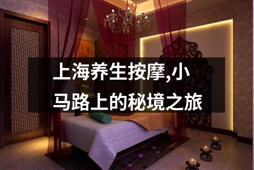 上海养生按摩,小马路上的秘境之旅