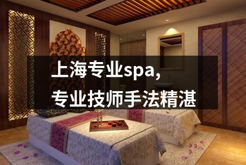 上海专业spa,专业技师手法精湛