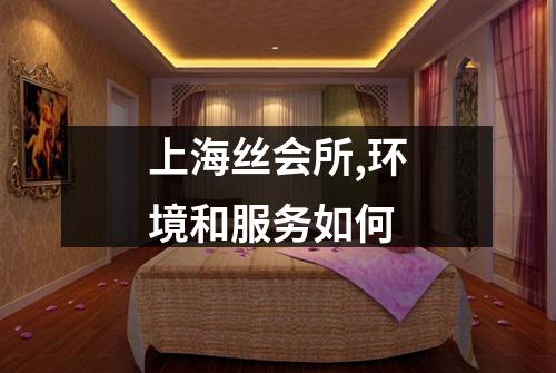 上海丝会所,环境和服务如何