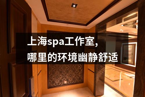 上海spa工作室,哪里的环境幽静舒适