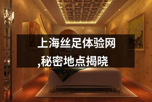 上海丝足体验网,秘密地点揭晓