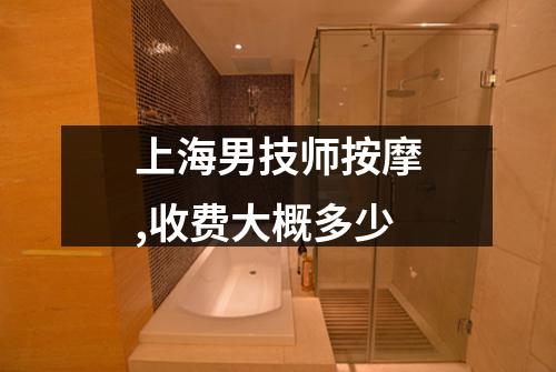 上海男技师按摩,收费大概多少