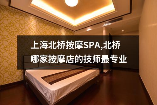上海北桥按摩SPA,北桥哪家按摩店的技师最专业