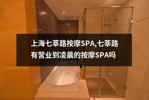 上海七莘路按摩SPA,七莘路有营业到凌晨的按摩SPA吗