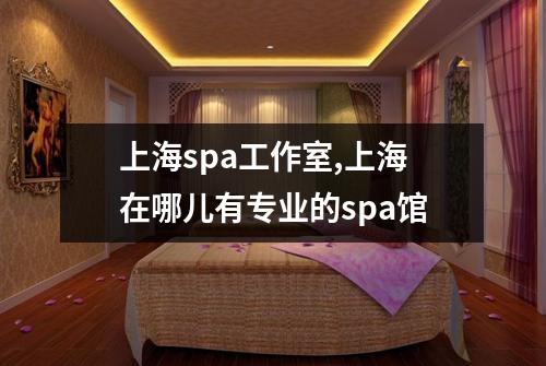 上海spa工作室,上海在哪儿有专业的spa馆